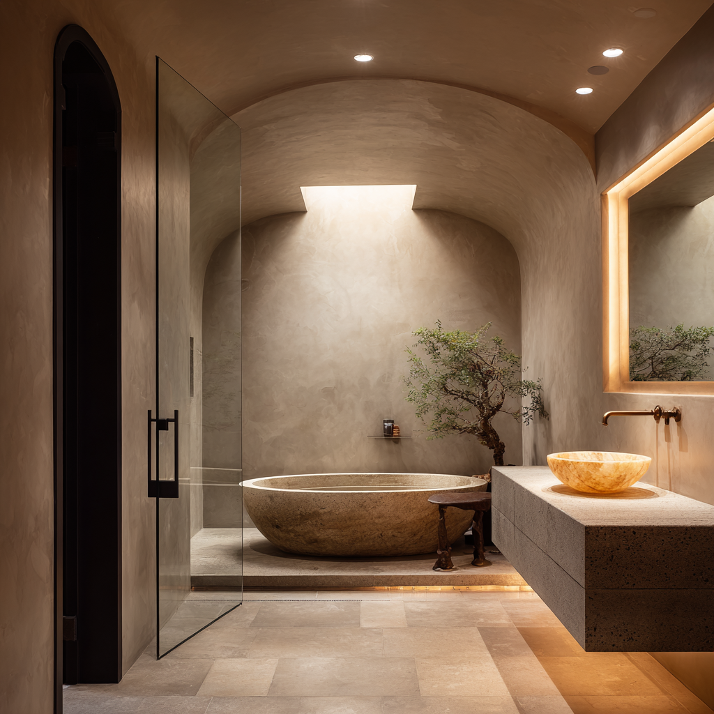 Luxury private bathroom at TSL Rehab treatment facility